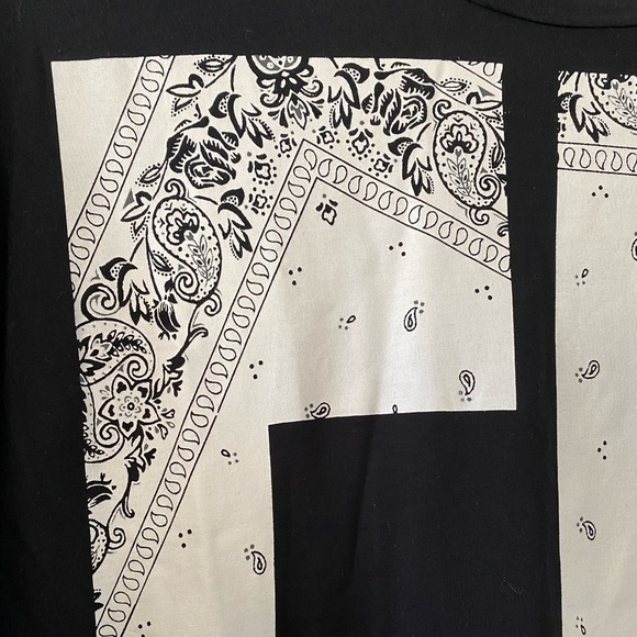 Aritzia Wilfred Free Black Bandana Shirt - Picture 3 of 5